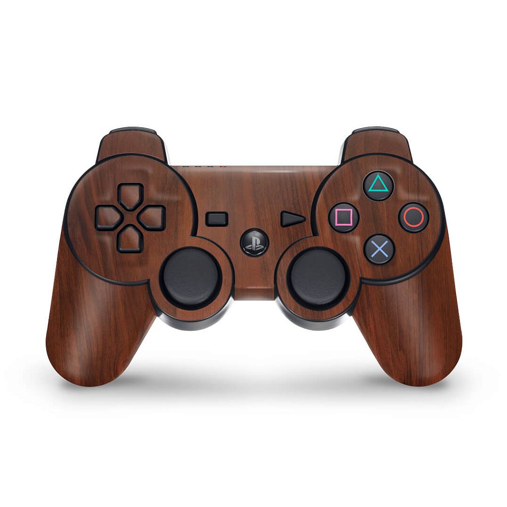 PS3 Controle Skin - Skin Madeira #1