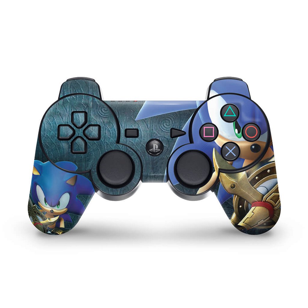 Skin Anti-Rage PS3 Controle - Sonic Black Knight