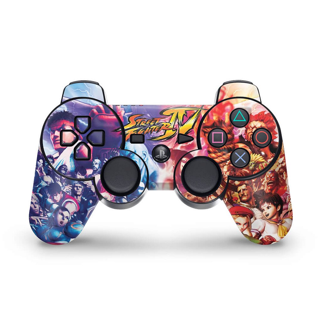 Skin Anti-Rage PS3 Controle - Street Fighter #A