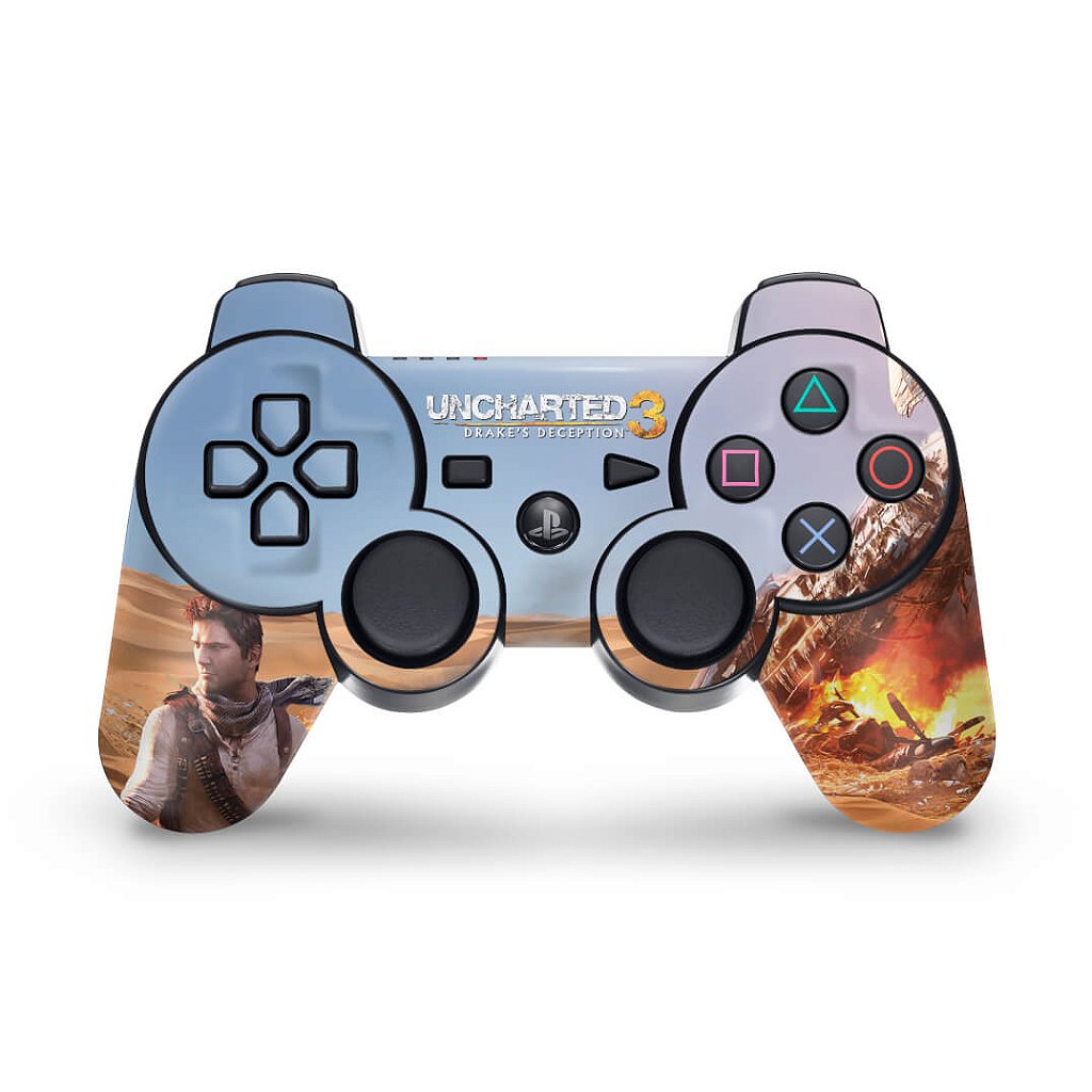 Skin Anti-Rage PS3 Controle - Uncharted 3