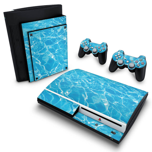 PS3 Fat Skin - Aquático Água