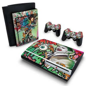 Skin Anti-Rage PS3 Fat - Esquadrão Suicida #B