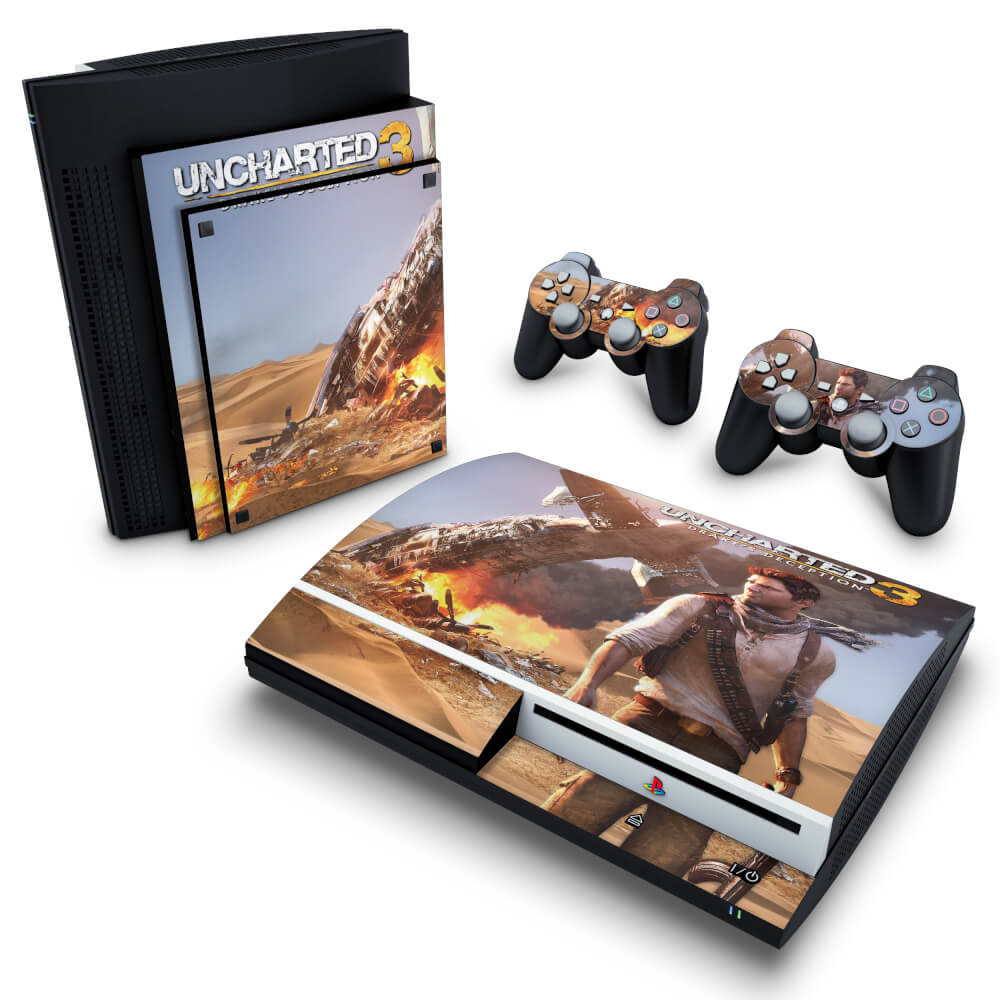 Skin Anti-Rage PS3 Fat - Uncharted 3