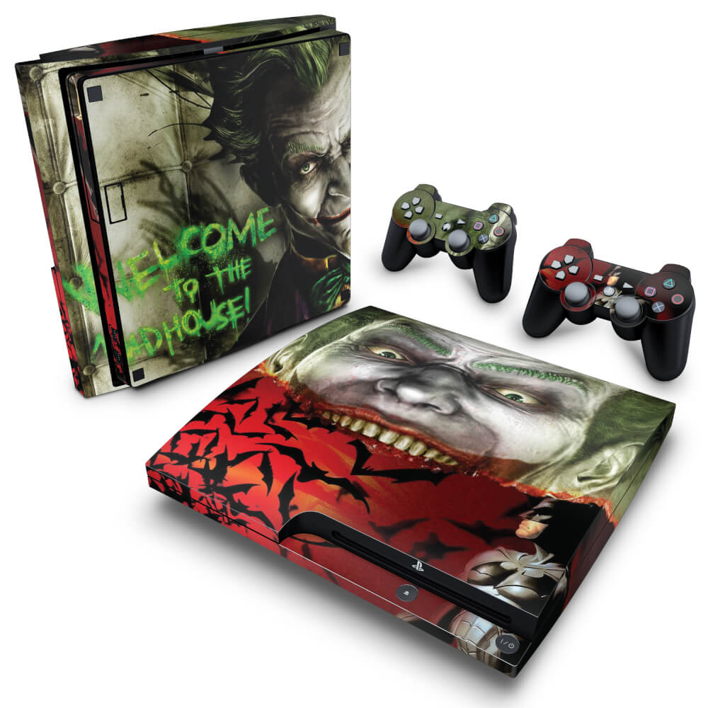 Skin Anti-Rage PS3 Slim - Batman Akham Asylum