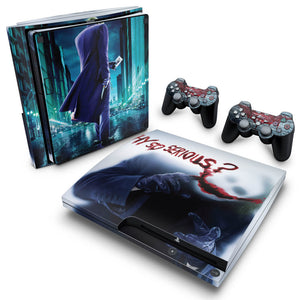 Skin Anti-Rage PS3 Slim - Coringa Joker #A