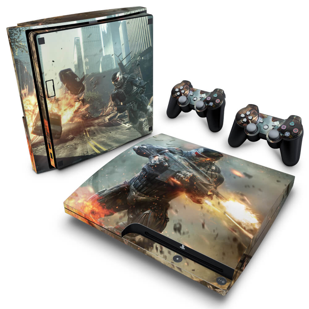 Skin Anti-Rage PS3 Slim - Crysis 2