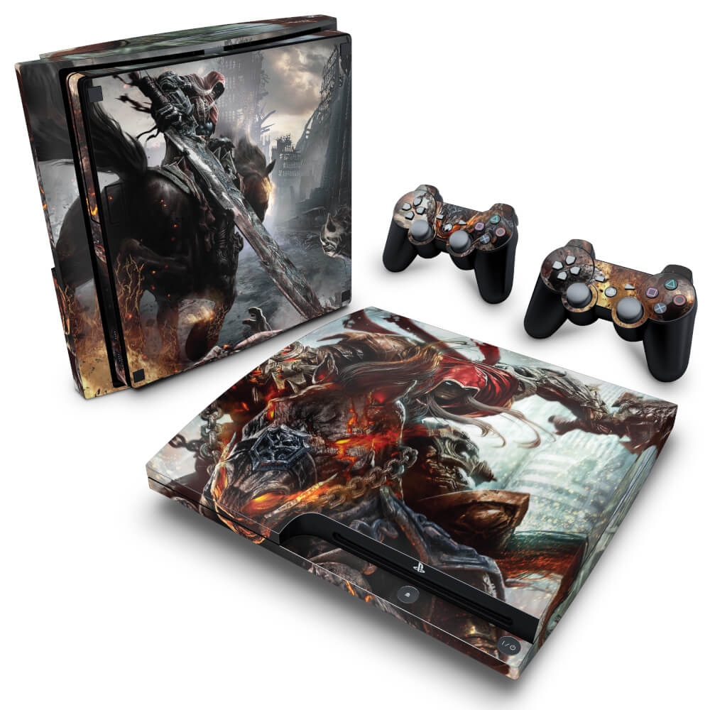 Skin Anti-Rage PS3 Slim - Darksiders Wrath of War