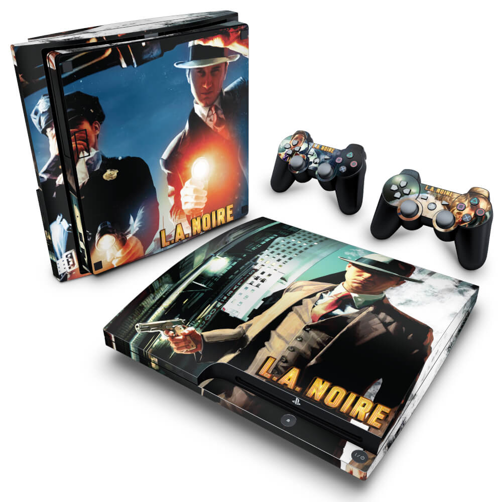 Skin Anti-Rage PS3 Slim - L.A. Noire