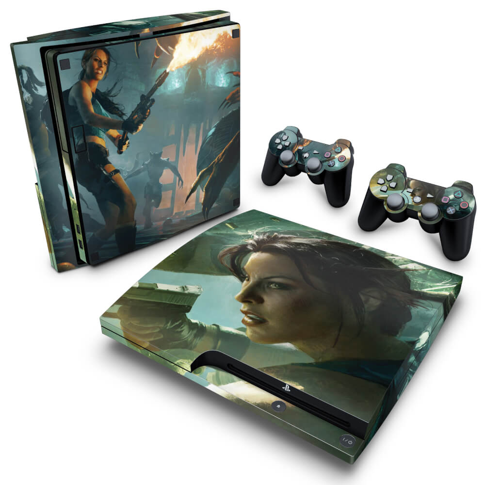 Skin Anti-Rage PS3 Slim - Lara Croft and the Guardian of Light
