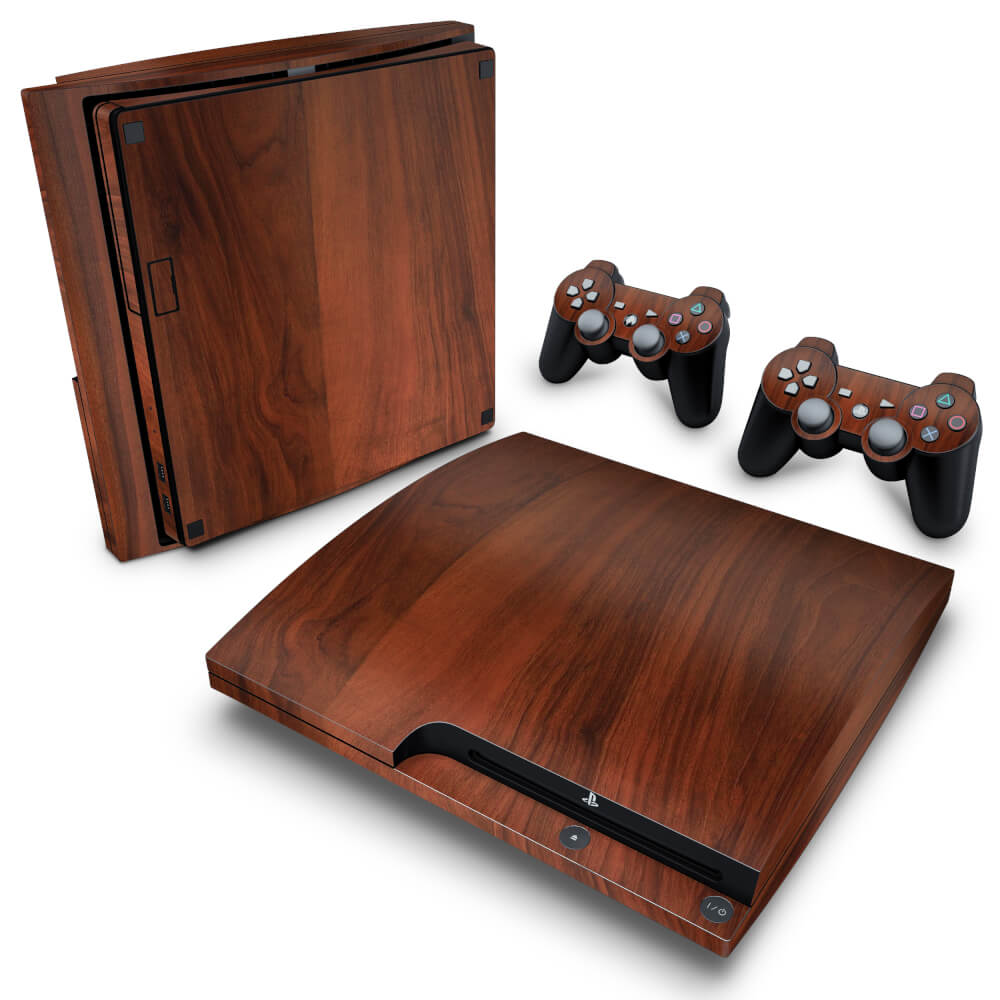 Skin Anti-Rage PS3 Slim - Madeira #A