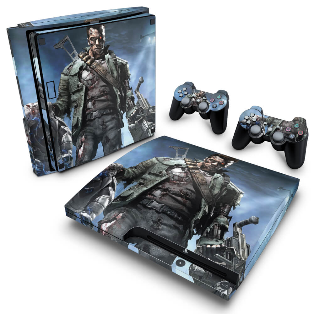 Skin Anti-Rage PS3 Slim - Terminator 3 The Redemption