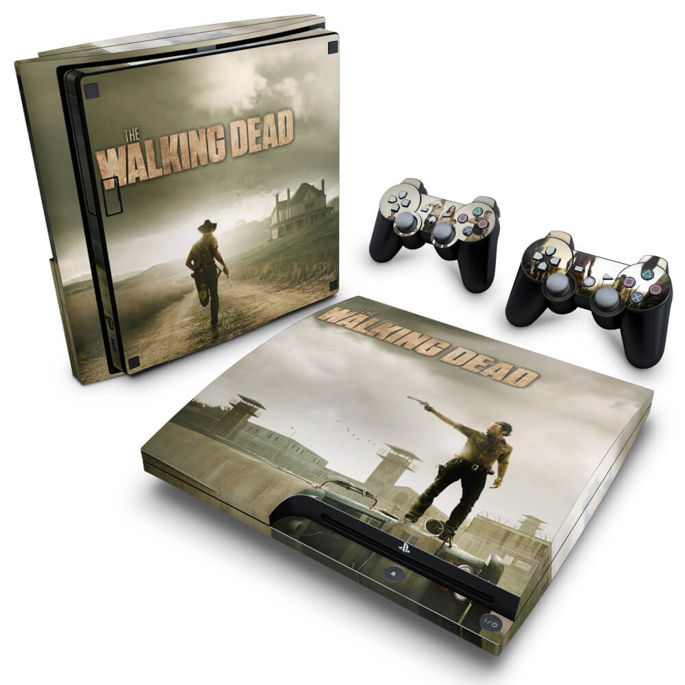 Skin Anti-Rage PS3 Slim - The Walking Dead #B