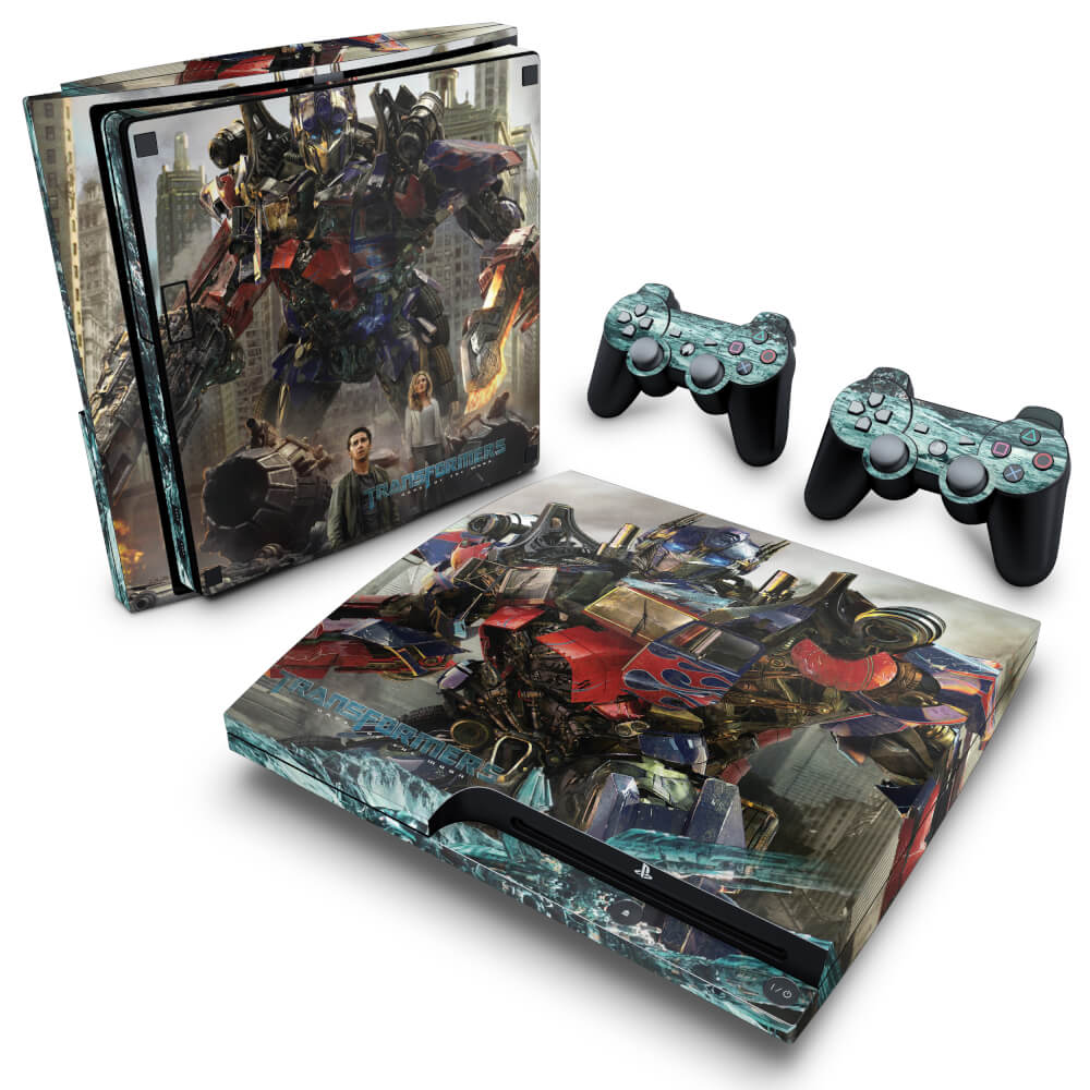 Skin Anti-Rage PS3 Slim - Transformers Dark of the Moon