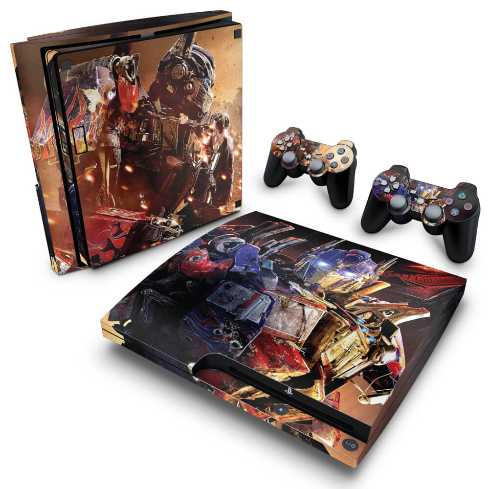 Skin Anti-Rage PS3 Slim - Transformers Revenge of the Fallen