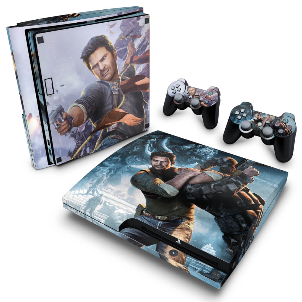 Skin Anti-Rage PS3 Slim - Uncharted 2