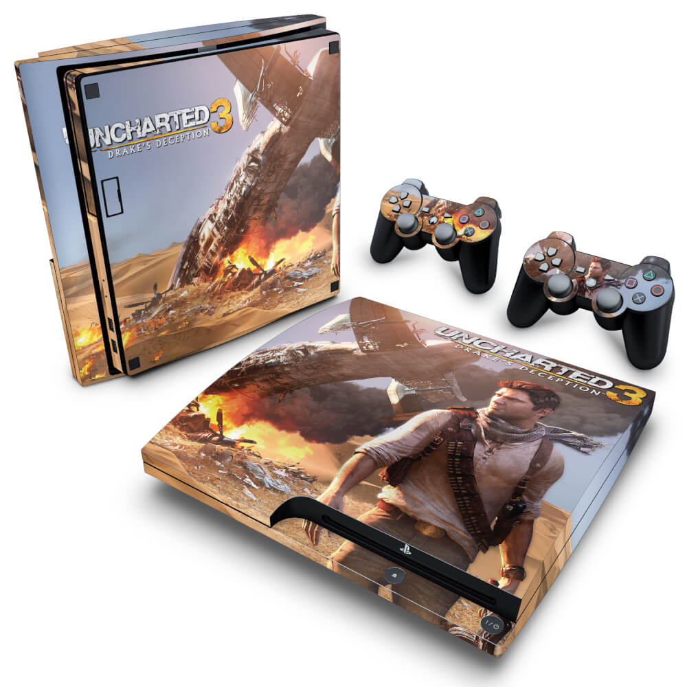 Skin Anti-Rage PS3 Slim - Uncharted 3