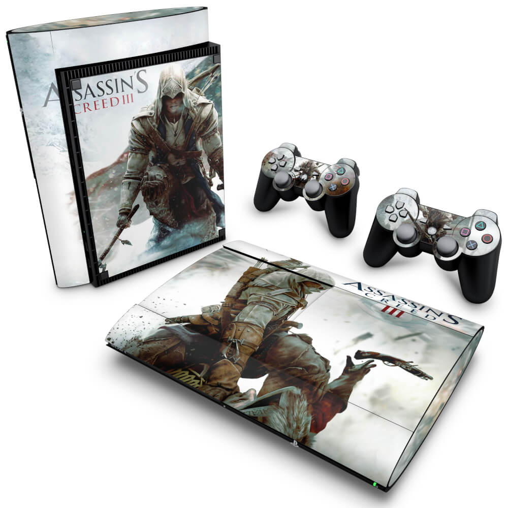 Skin Anti-Rage PS3 Super Slim - Assassins Creed 3