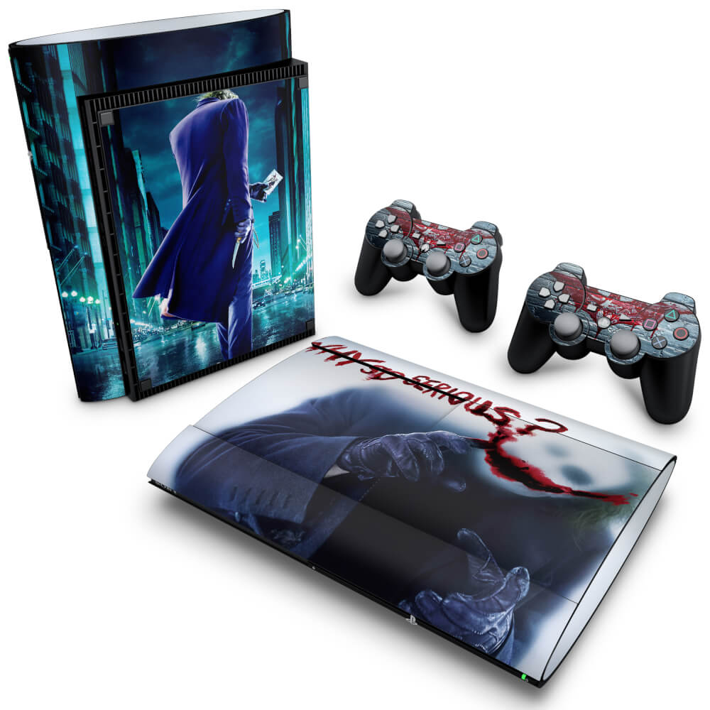 Skin Anti-Rage PS3 Super Slim - Coringa Joker #A