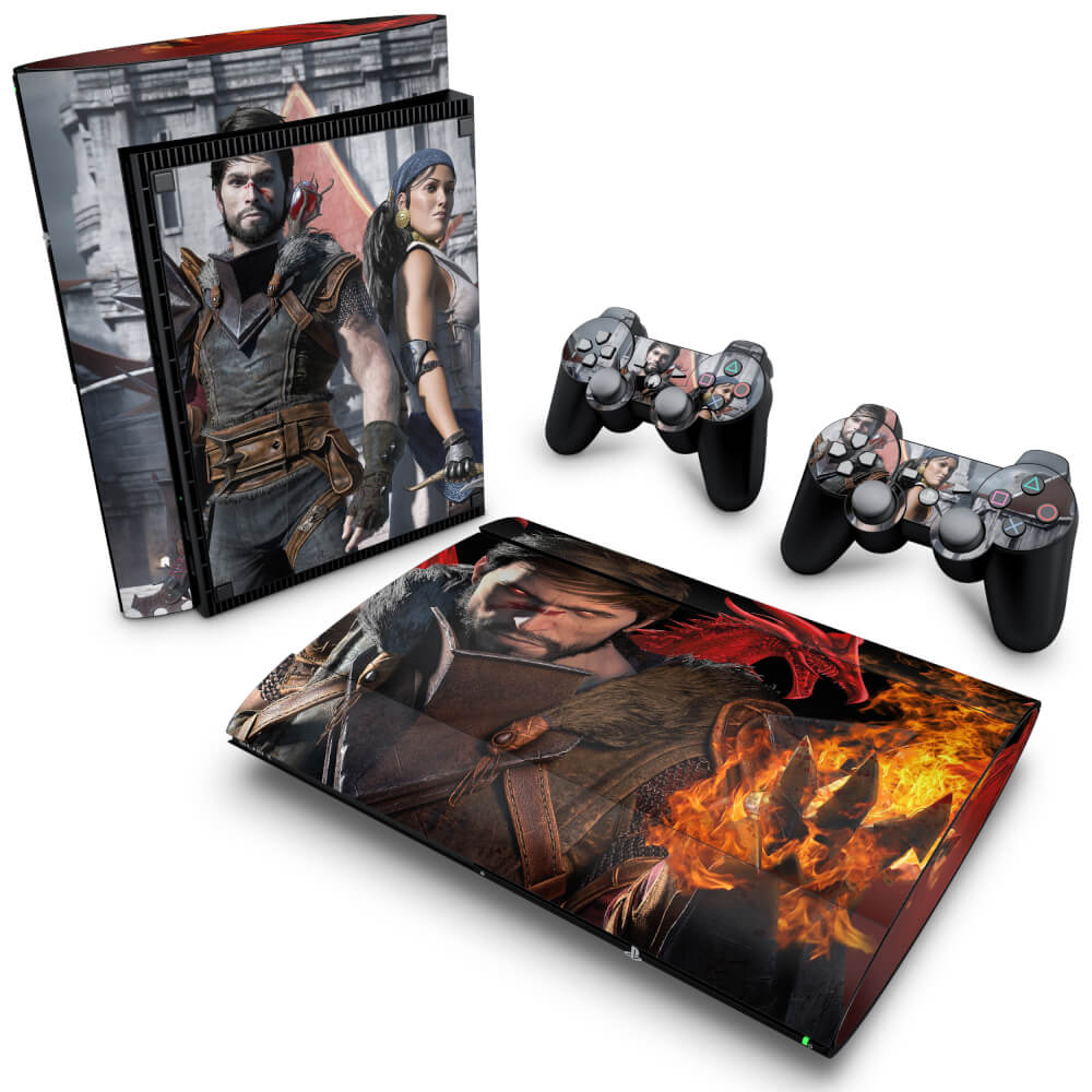 Skin Anti-Rage PS3 Super Slim - Dragon Age 2
