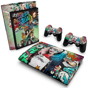 Skin Anti-Rage PS3 Super Slim - Esquadrão Suicida #A