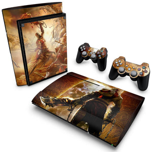 Skin Anti-Rage PS3 Super Slim - God of War 2