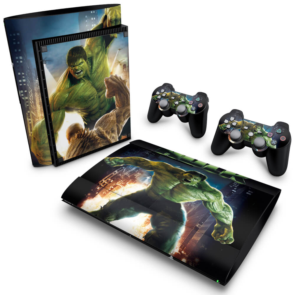 Skin Anti-Rage PS3 Super Slim - Hulk