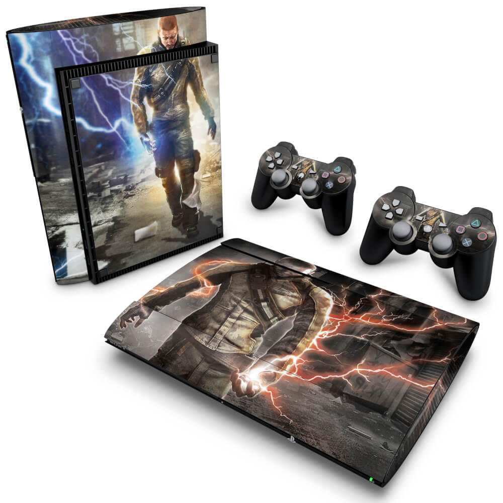 Skin Anti-Rage PS3 Super Slim - Infamous
