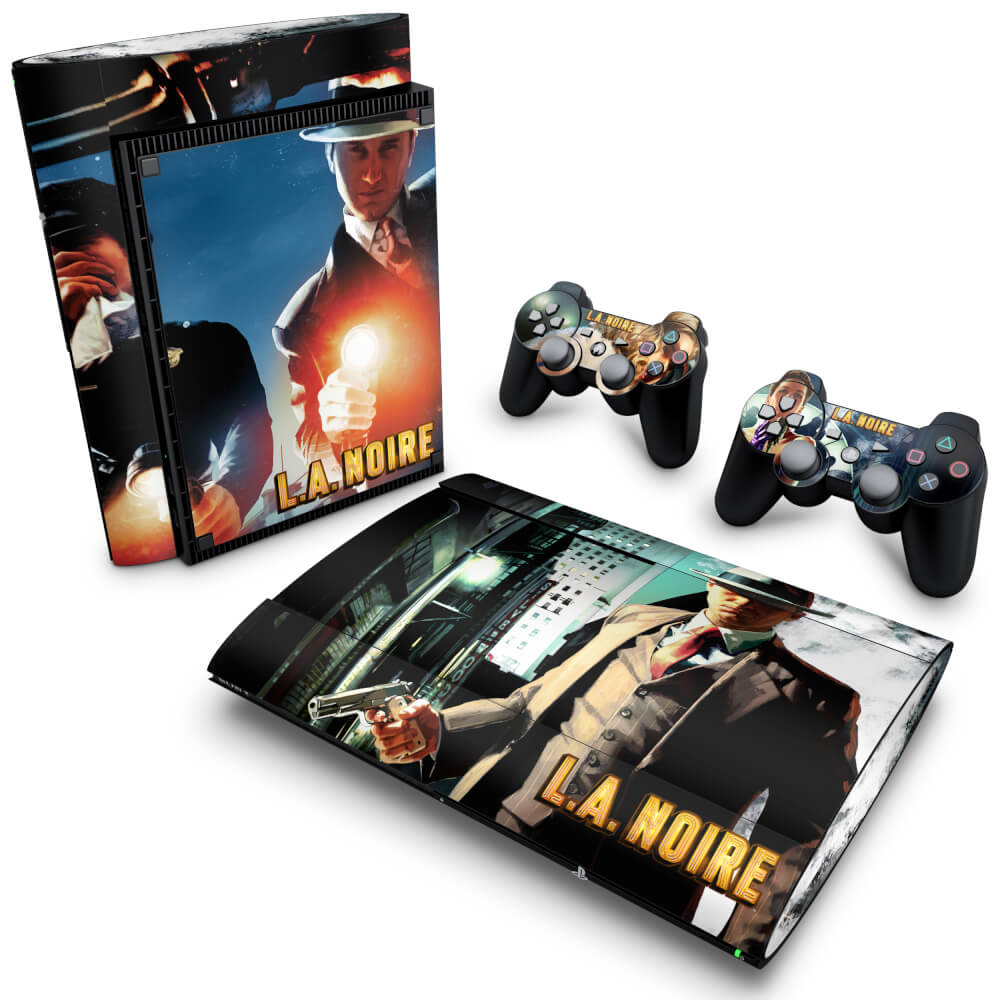 Skin Anti-Rage PS3 Super Slim - L.A. Noire