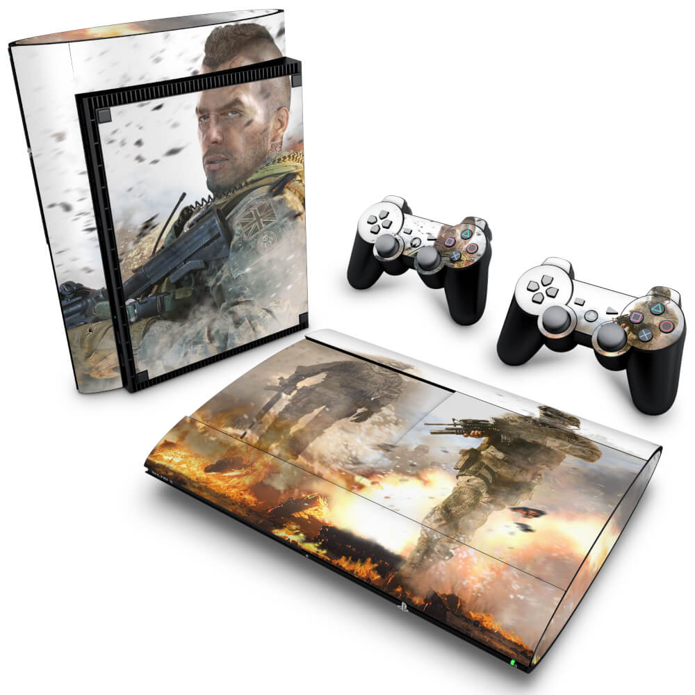 Skin Anti-Rage PS3 Super Slim - Modern Warfare 2