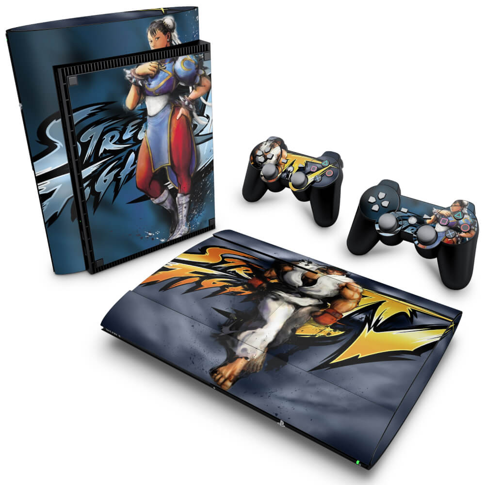 Skin Anti-Rage PS3 Super Slim - Street Fighter 4