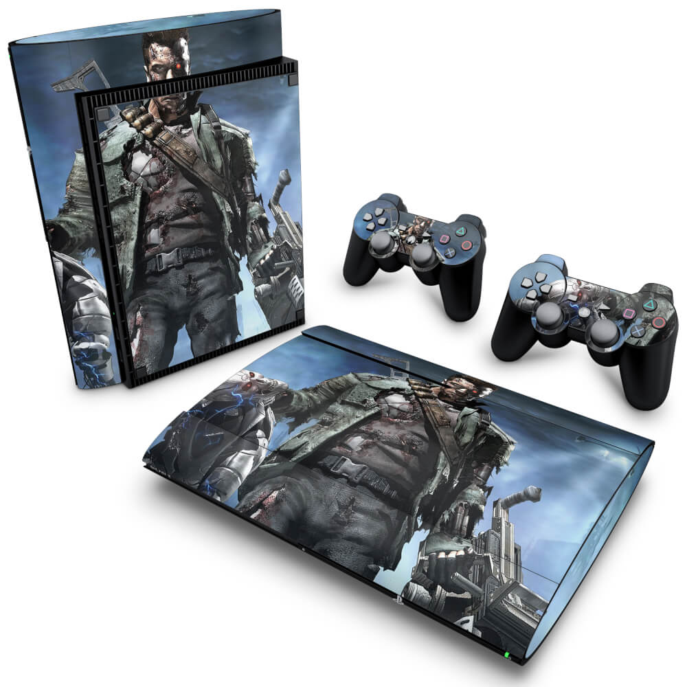 Skin Anti-Rage PS3 Super Slim - Terminator 3 The Redemption