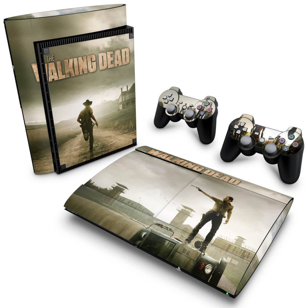 Skin Anti-Rage PS3 Super Slim - The Walking Dead #B