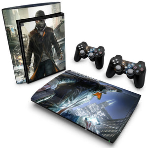 Skin Anti-Rage PS3 Super Slim - Watch Dogs
