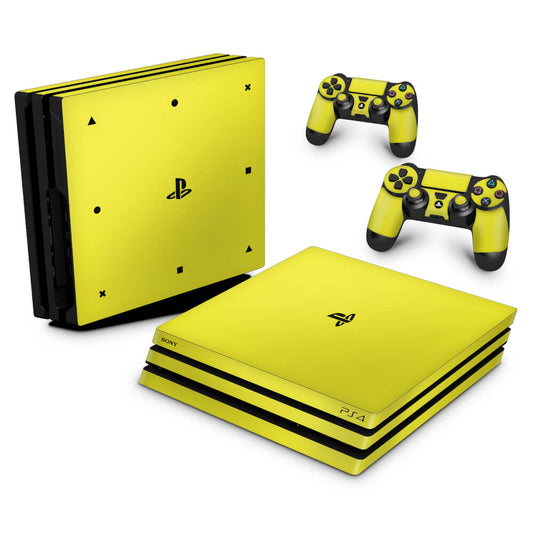 Skin Anti-Rage PS4 Pro - Amarelo