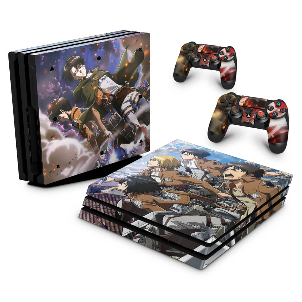 Skin Anti-Rage PS4 Pro - Attack On Titan - shingeki no kyojin #A