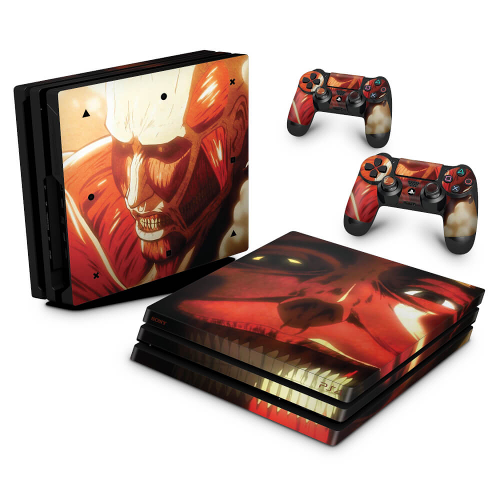Skin Anti-Rage PS4 Pro - Attack On Titan - shingeki no kyojin #B