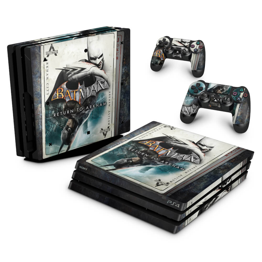 Skin Anti-Rage PS4 Pro - Batman Return to Arkham