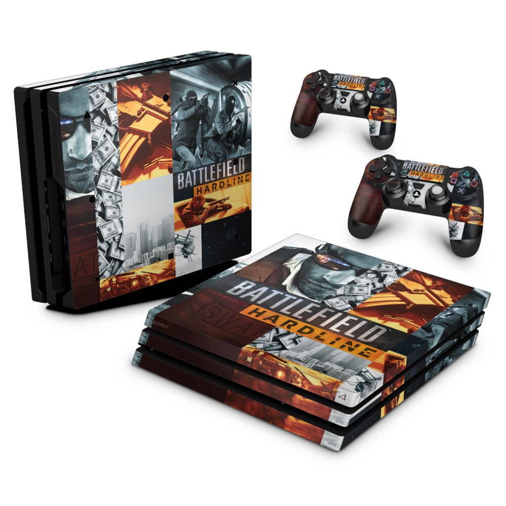 Skin Anti-Rage PS4 Pro - Battlefield Hardline