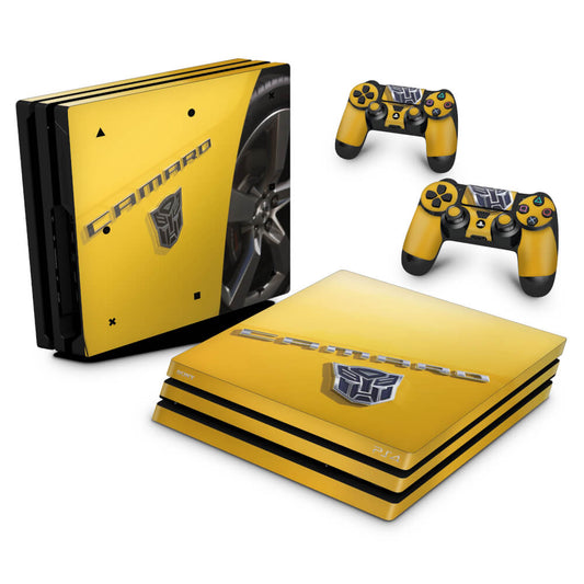 Skin Anti-Rage PS4 Pro - Camaro - Transformers