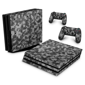 Skin Anti-Rage PS4 Pro - Camuflagem Cinza