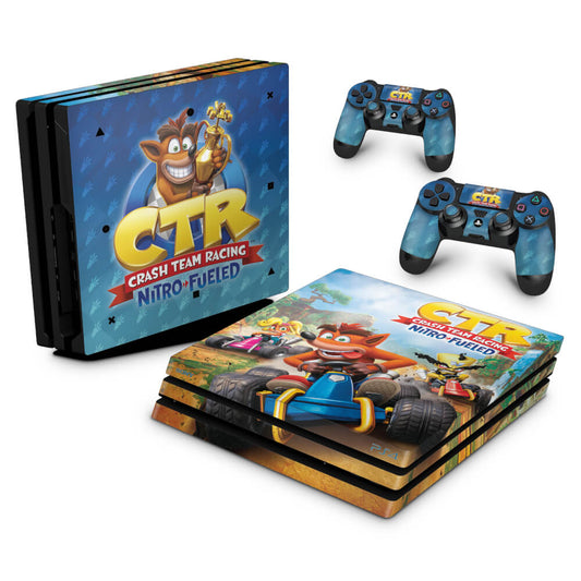 PS4 Pro Skin Anti-Rage - Crash Team Racing CTR