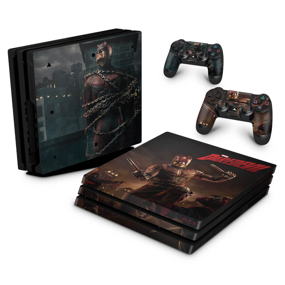 PS4 Pro Skin Anti-Rage - Daredevil Demolidor