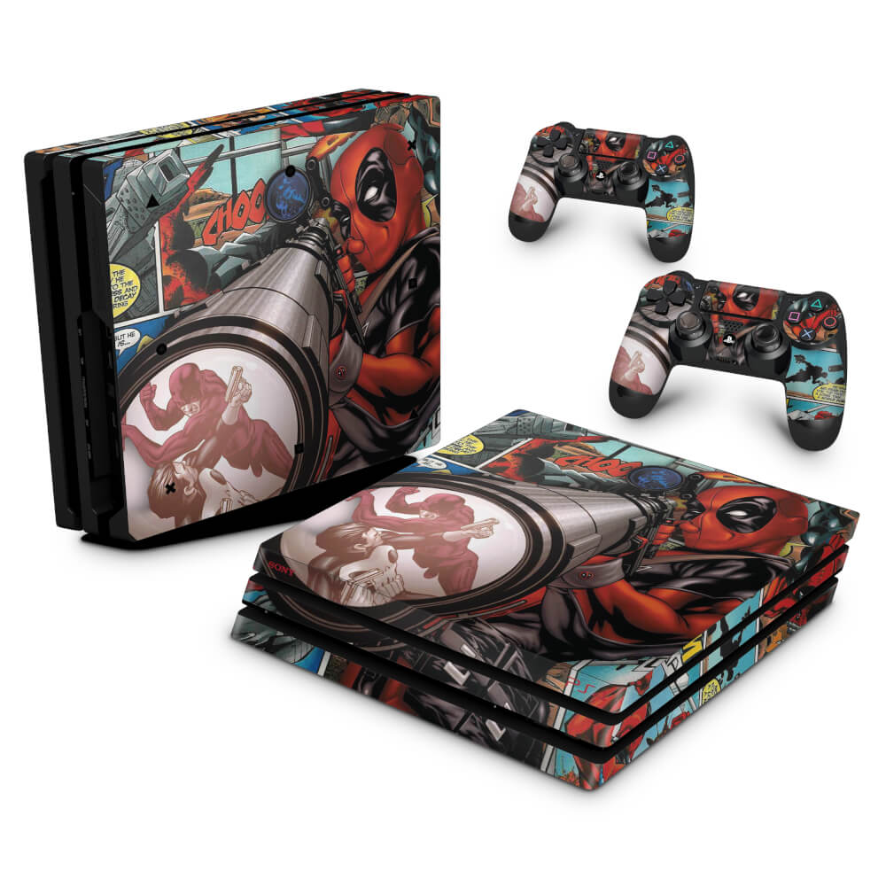 Skin Anti-Rage PS4 Pro - Deadpool