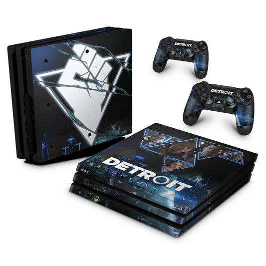 PS4 Pro Skin Anti-Rage - Detroit Become Human