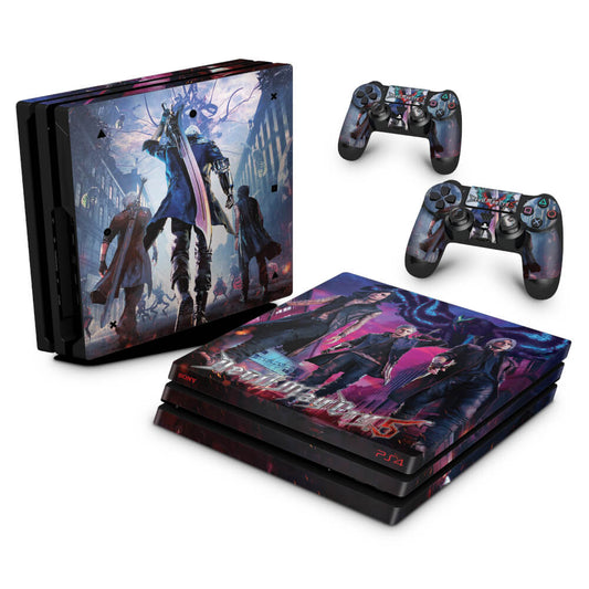 PS4 Pro Skin Anti-Rage - Devil May Cry 5