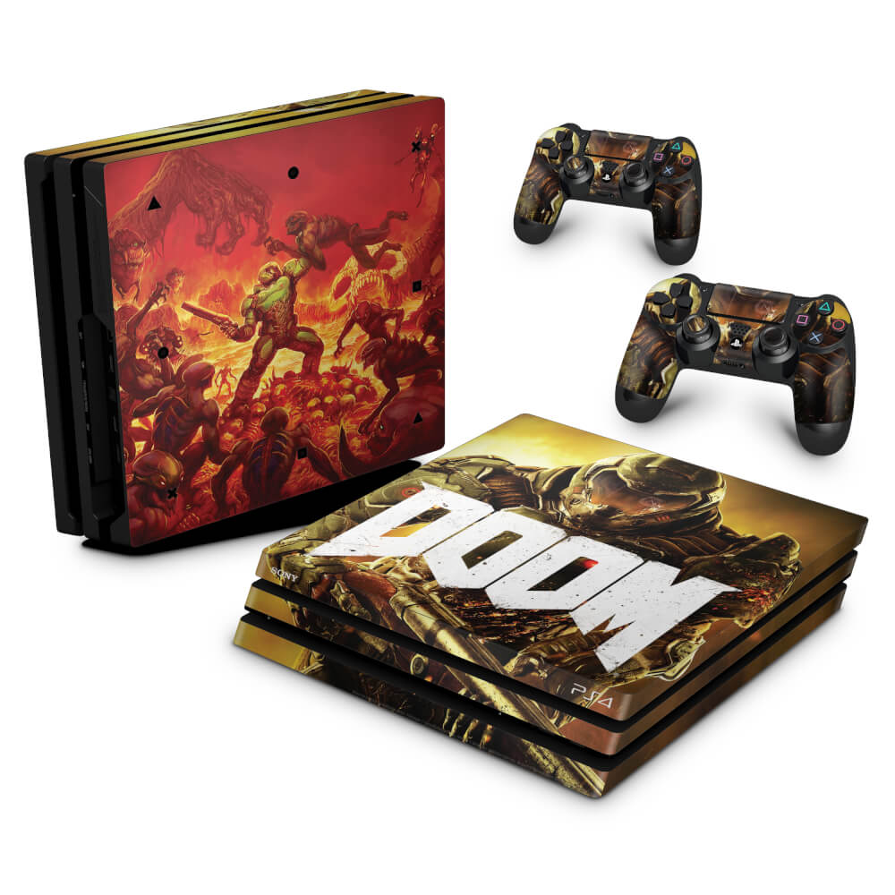 Skin Anti-Rage PS4 Pro - Doom