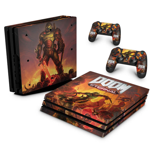 PS4 Pro Skin Anti-Rage - Doom Eternal