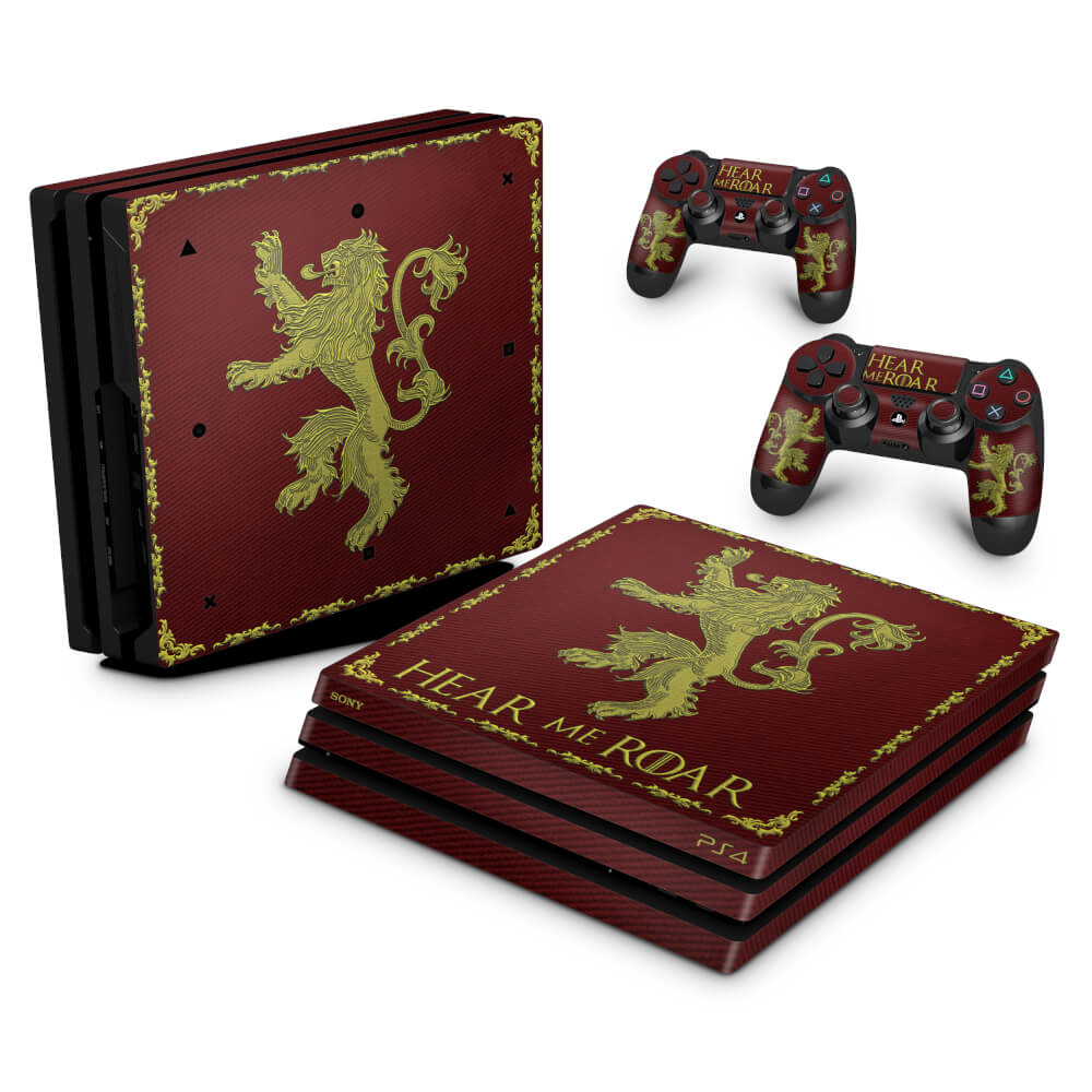 PS4 Pro Skin Anti-Rage - Game Of Thrones Lannister