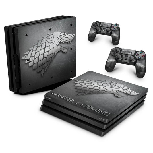PS4 Pro Skin Anti-Rage - Game Of Thrones Stark