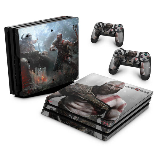 Skin Anti-Rage PS4 Pro - God Of War #B